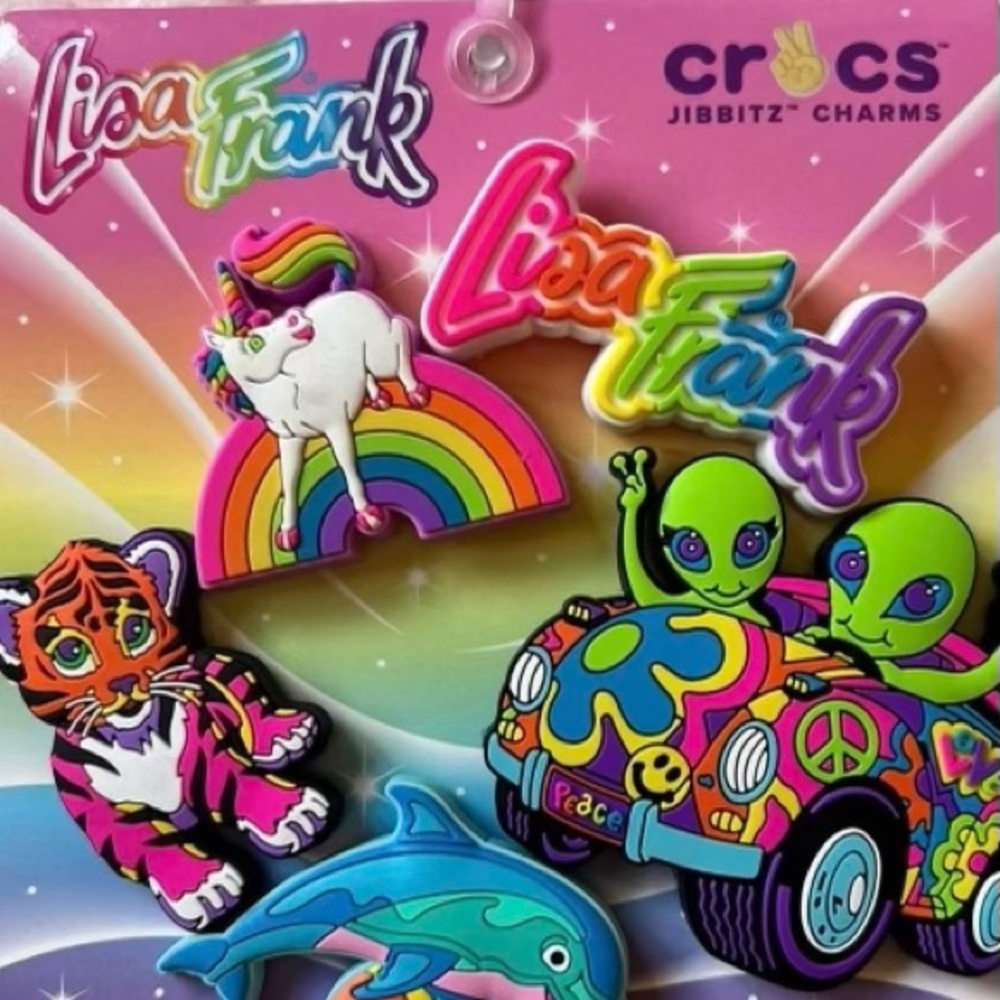 Lisa Frank Jibbitz for Crocs charms